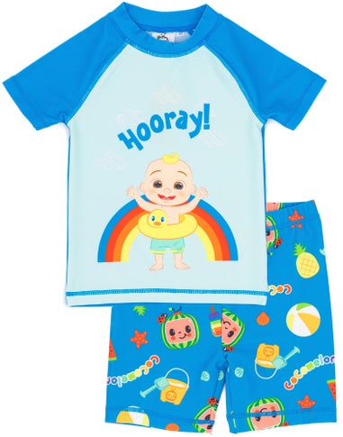 Cocomelon JJ Kids Blue 2 Piece Swim Set (12 Months-6 Years)