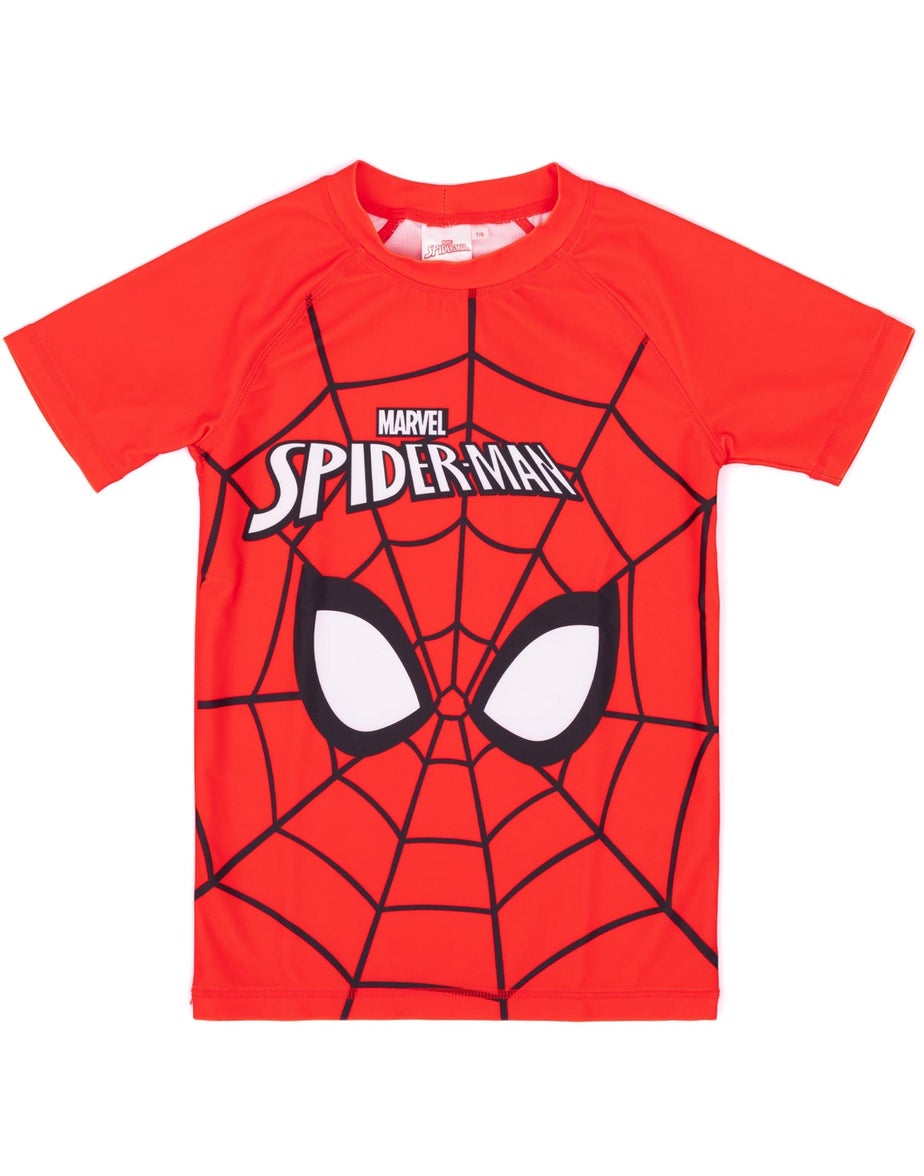 Marvel Spiderman Kids Red 2 Piece Swim Set (2-10 Years)