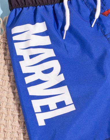 Marvel Avengers Kids Blue Swim Shorts (3-11 Years)