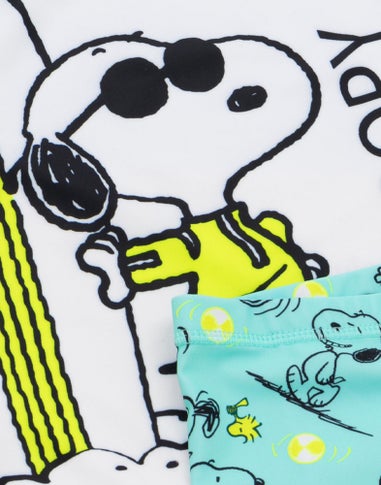Peanuts Snoopy Kids Blue 2 Piece Swim Set (18 Months-8 Years)