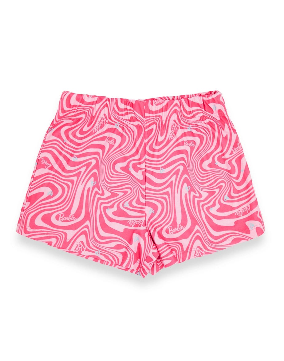 Vanilla Underground Barbie Kids Pink Shortie Pyjama Set (3-12 Years)