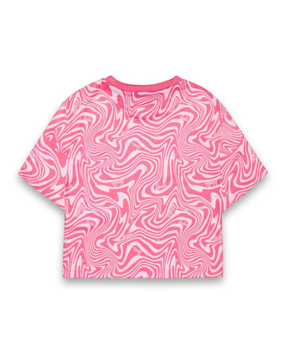 Vanilla Underground Barbie Kids Pink Shortie Pyjama Set (3-12 Years)