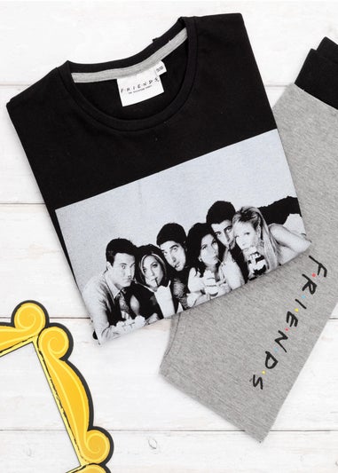 Friends Kids Cycling Short Black Pyjama Set (7-14 Years)