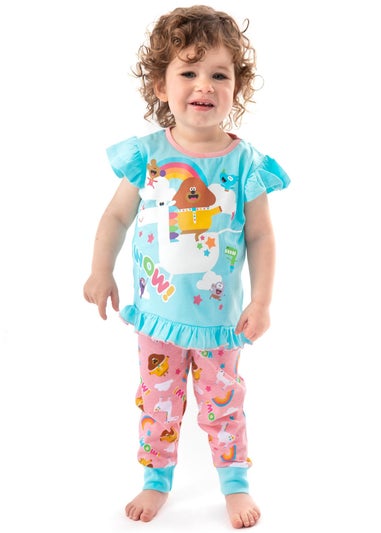 Hey Duggee Unicorn Kids Long Leg Blue Pyjamas (18 Months-5 Years)