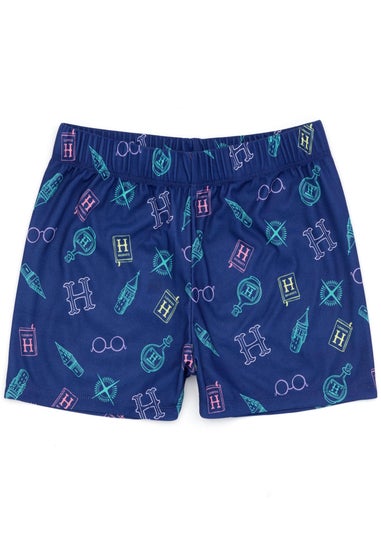 Harry Potter Kids Shortie Blue Pyjamas (5-14 Years)