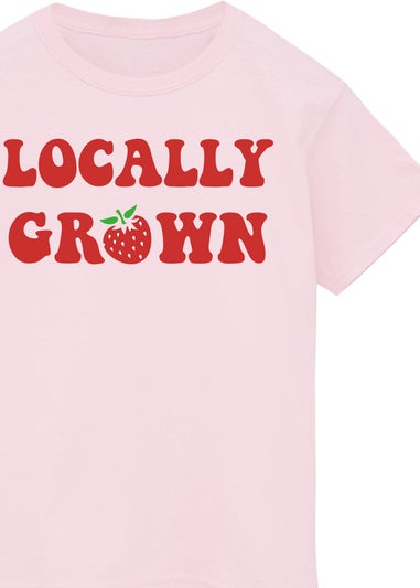 Brands In Strawberry Locally Grown Kids Pink Graphic T-Shirt (3-13 Years)