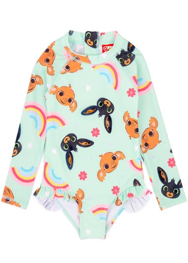 Bing Bunny Characters Kids Light Blue Swimsuit (12 Months-5 Years)
