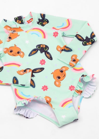 Bing Bunny Characters Kids Light Blue Swimsuit (12 Months-5 Years)