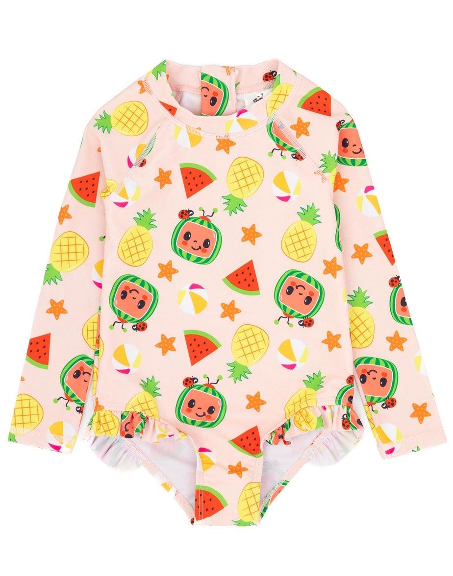 Cocomelon Kids Pink Swimsuit (12 Months-6 Years)