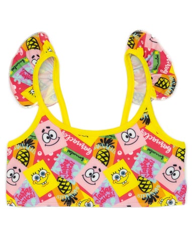 SpongeBob Characters Kids Pink 2 Piece Swim Set (2-12 Years)