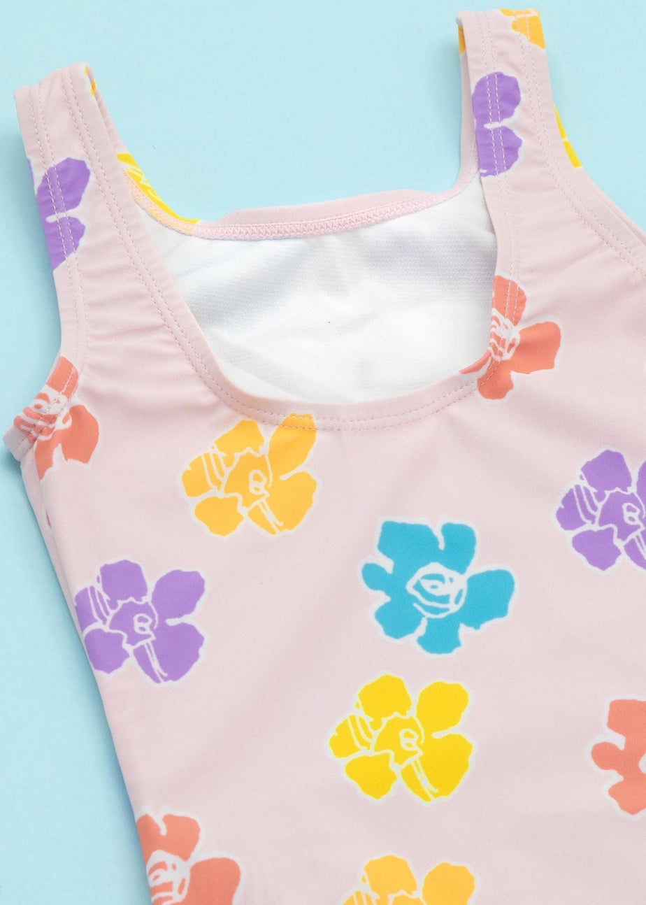 Peanuts Snoopy Kids Pink 1 Piece Swimsuit (18 Months-8 Years)