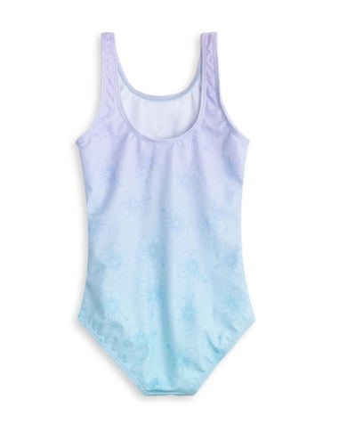 Disney Stitch Kids Multi Coloured Blue 1 Piece Swimsuit (5-14 Years)