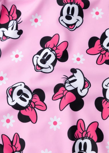 Disney Minnie Mouse Kids Pink 1 Piece Swimsuit (18 Months-8 Years)