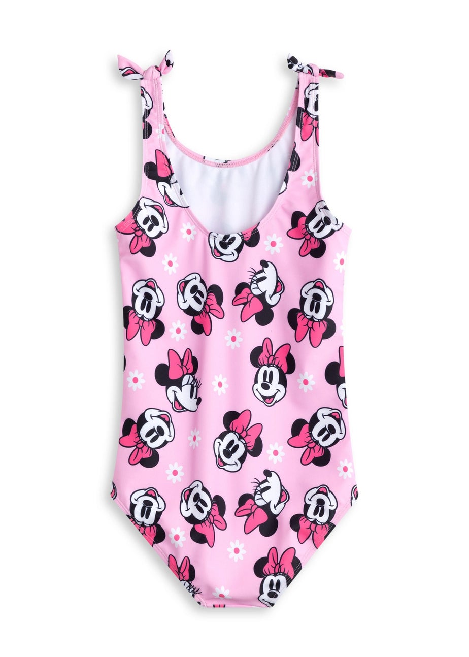 Disney Minnie Mouse Kids Pink 1 Piece Swimsuit (18 Months-8 Years)