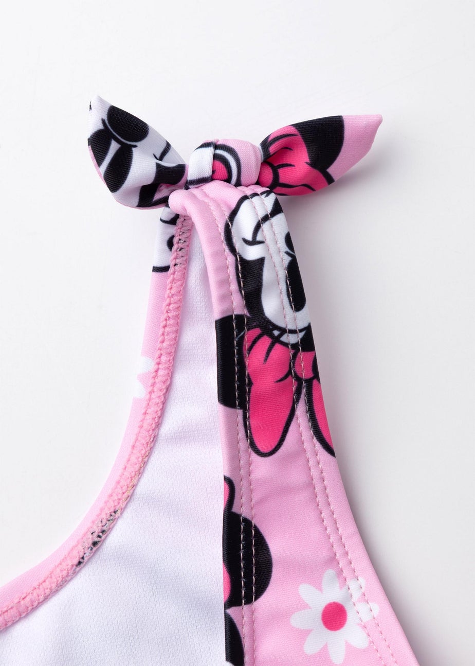 Disney Minnie Mouse Kids Pink 1 Piece Swimsuit (18 Months-8 Years)