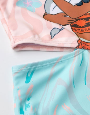 Disney Moana Kids Multi Coloured 1 Piece Swimming Costume (2-10 Years)