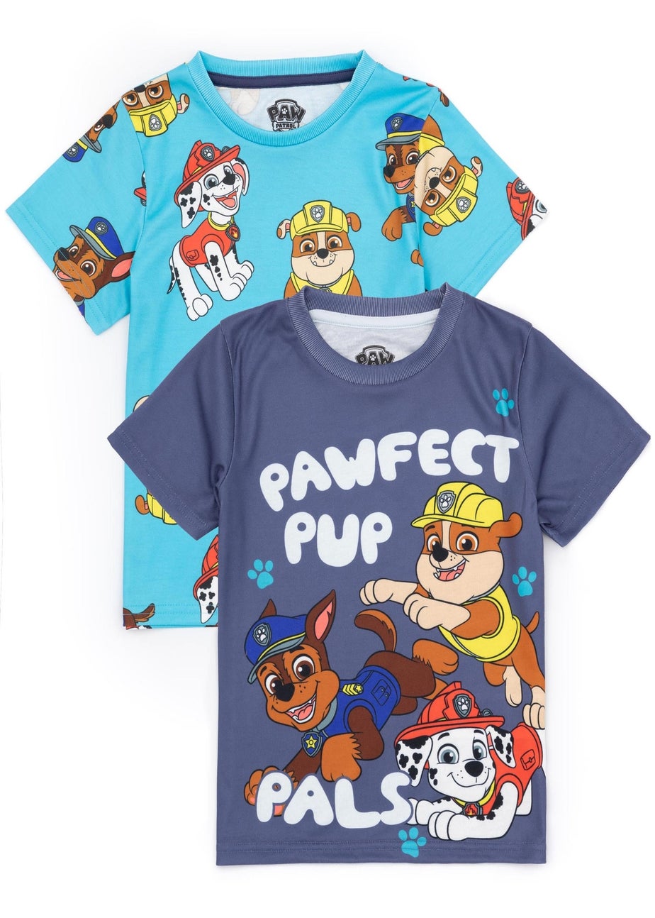 Paw Patrol Characters Kids Shortie Multi Coloured Pyjamas (2-7 Years)