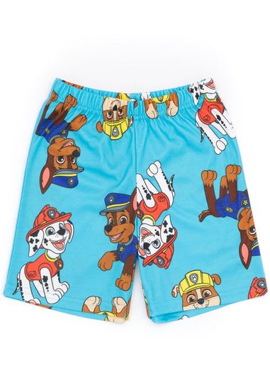 Paw Patrol Characters Kids Shortie Multi Coloured Pyjamas (2-7 Years)