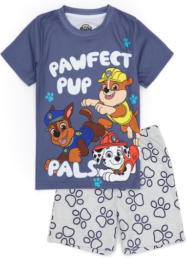 Paw Patrol Characters Kids Shortie Multi Coloured Pyjamas (2-7 Years)