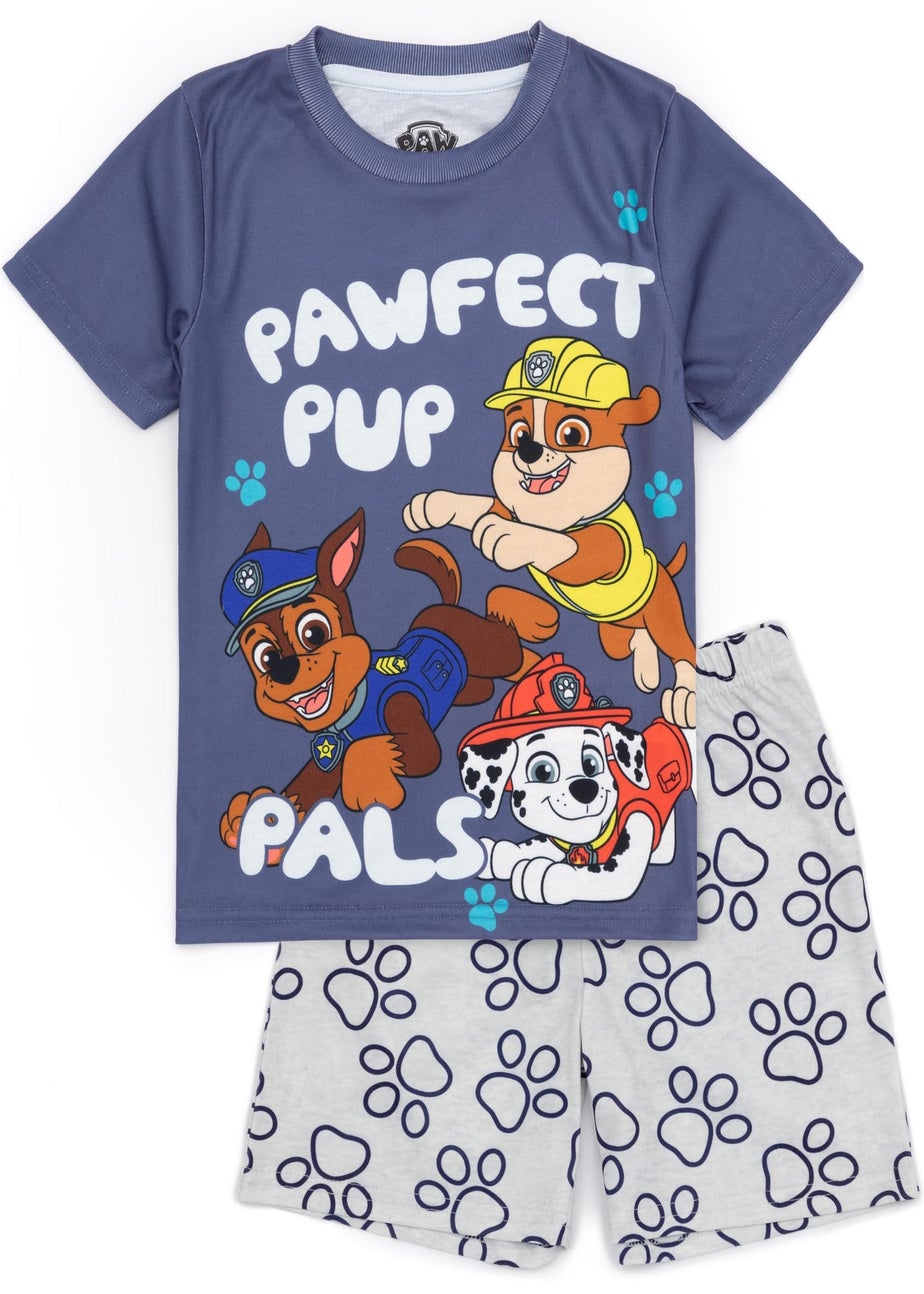 Paw Patrol Characters Kids Shortie Multi Coloured Pyjamas (2-7 Years)