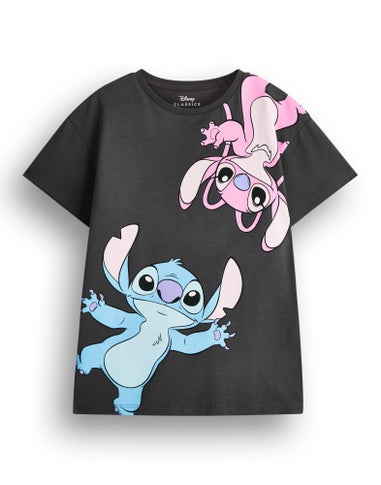 Vanilla Underground Disney Stitch Kids T-Shirt and Shorts Set (5-14 Years)