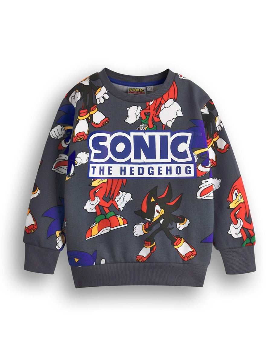 Sonic the Hedgehog Kids Sweatshirt & Shorts Set (3-10 Years)
