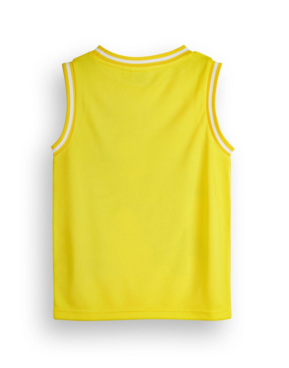 Vanilla Underground Paw Patrol Rubble Kids Yellow Basketball Set (2-7 Years)