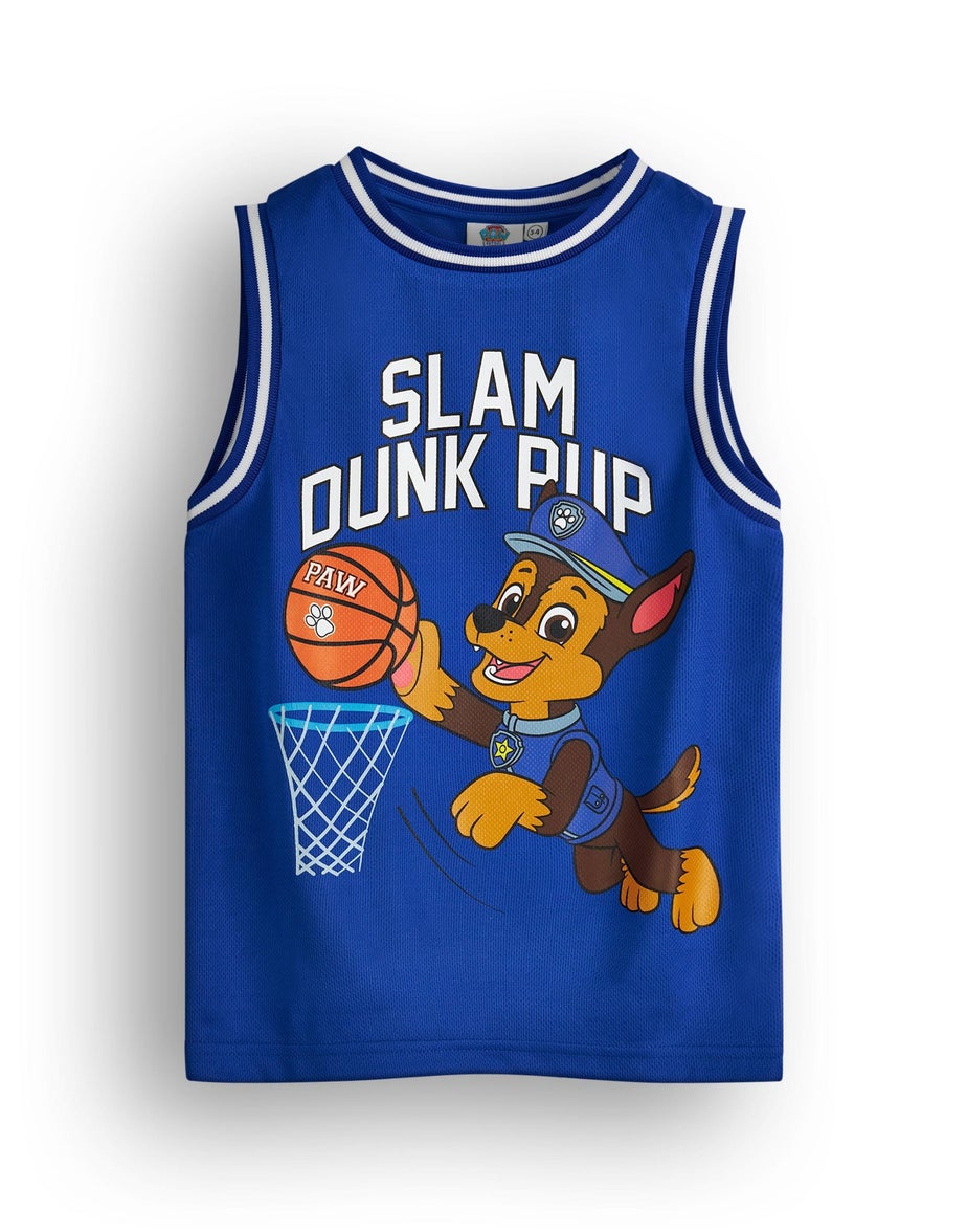 Paw Patrol Chase Kids Blue Basketball Set (2-7 Years)