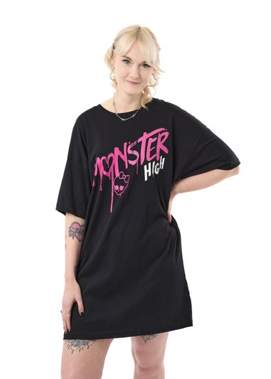 Monster High Black Spray Paint T-Shirt Dress