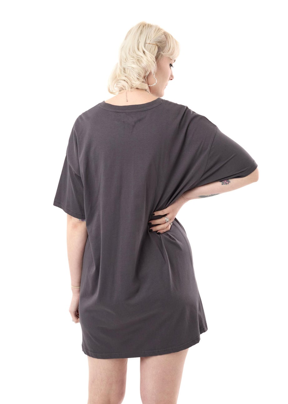 Disney The Nightmare Before Christmas Grey Everlasting Love T-Shirt Dress