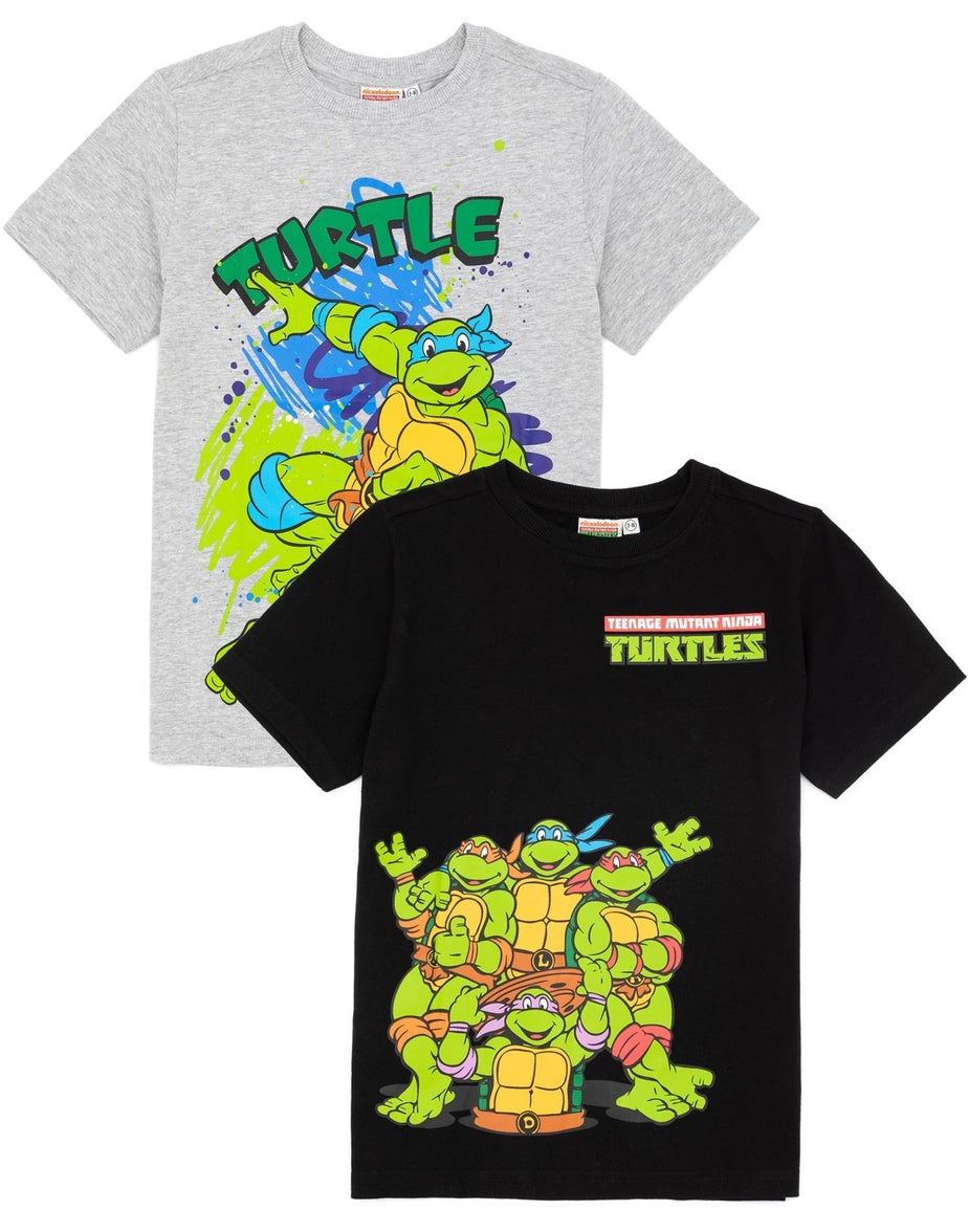 TMNT Characters Kids T-Shirts 2 Pack (3-10 Years)