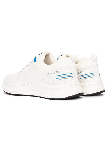 Crosshatch White Rivas Flyknit Trainers