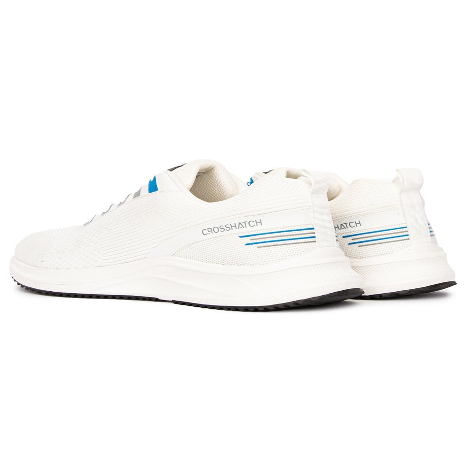 Crosshatch White Rivas Flyknit Trainers