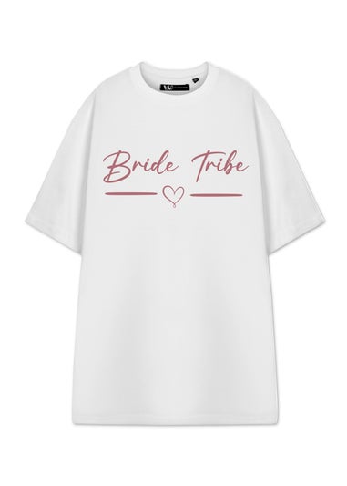 Show Me The Merch Bride Tribe White T Shirt
