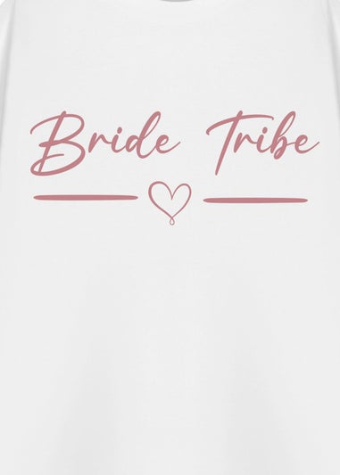 Show Me The Merch Bride Tribe White T Shirt