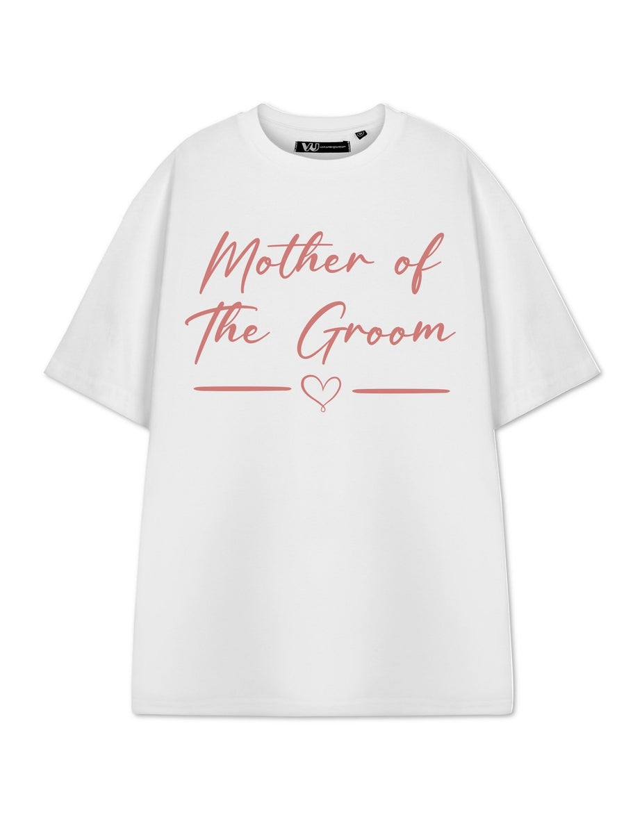Show Me The Merch Mother Of The Groom White T Shirt