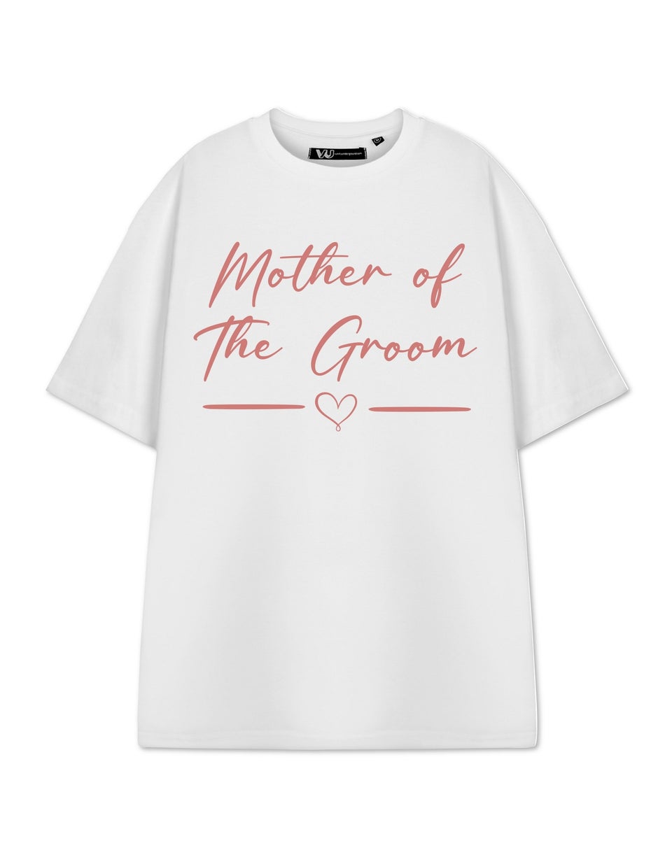 Show Me The Merch Mother Of The Groom White T Shirt