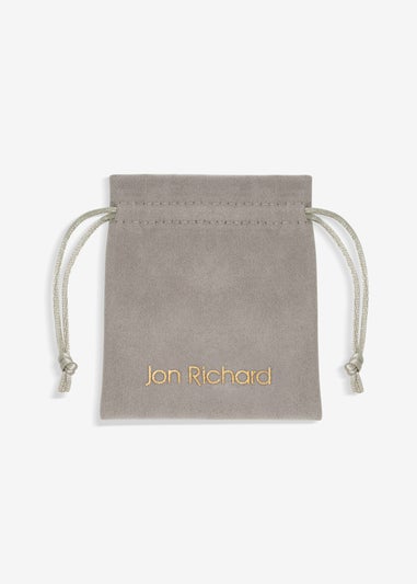 Jon Richard Silver Plated Crystal Halo Necklace