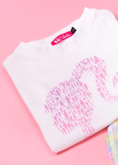 Barbie Kids Tie Dye T-Shirt & Shorts Set (3-10 Years)