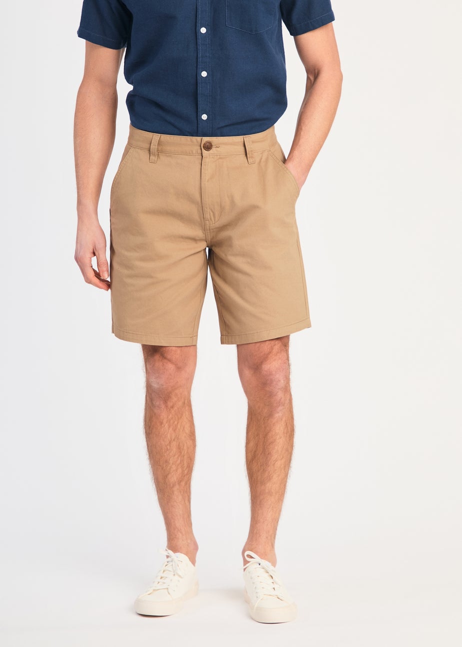 Tokyo Laundry Stone Cotton Chino Shorts