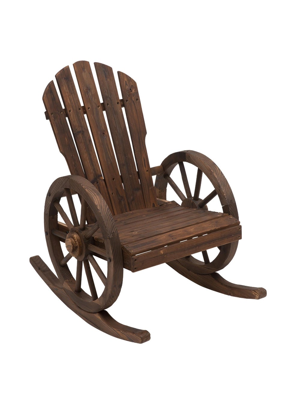 Outsunny Adirondack Rocking Chair Porch Poolside Garden Lounging