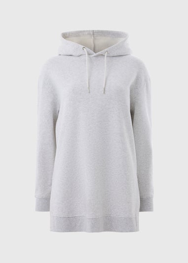 Grey Longline Hoodie