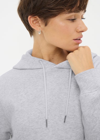 Grey Longline Hoodie