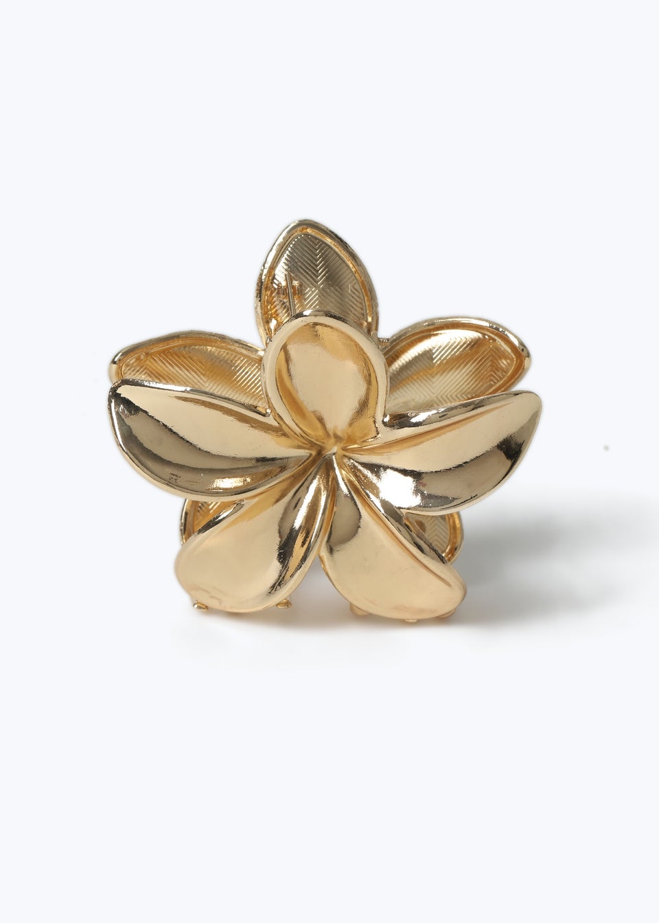 Muse Gold Hibiscus Flower Claw Clip