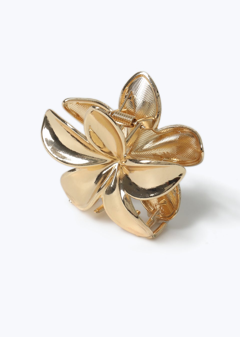 Muse Gold Hibiscus Flower Claw Clip