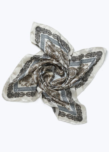 Muse Cream Printed Scarf