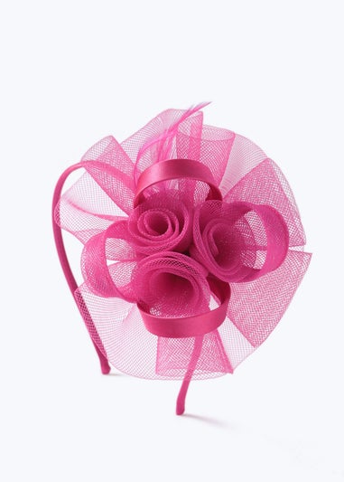 Muse Pink Loop Fascinator Headband