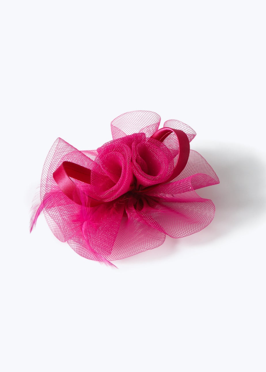 Muse Pink Loop Fascinator Clip