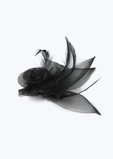 Muse Black Fascinator Hair Clip