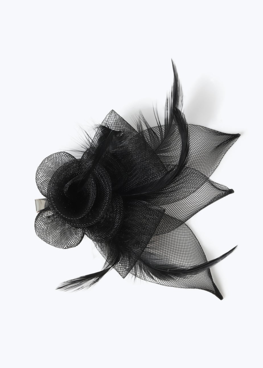 Muse Black Fascinator Hair Clip